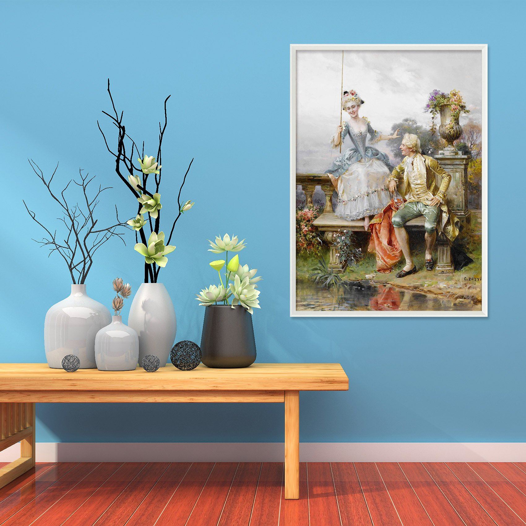 3D Talk About 148 Fake Framed Print Painting Wallpaper AJ Creativity Home