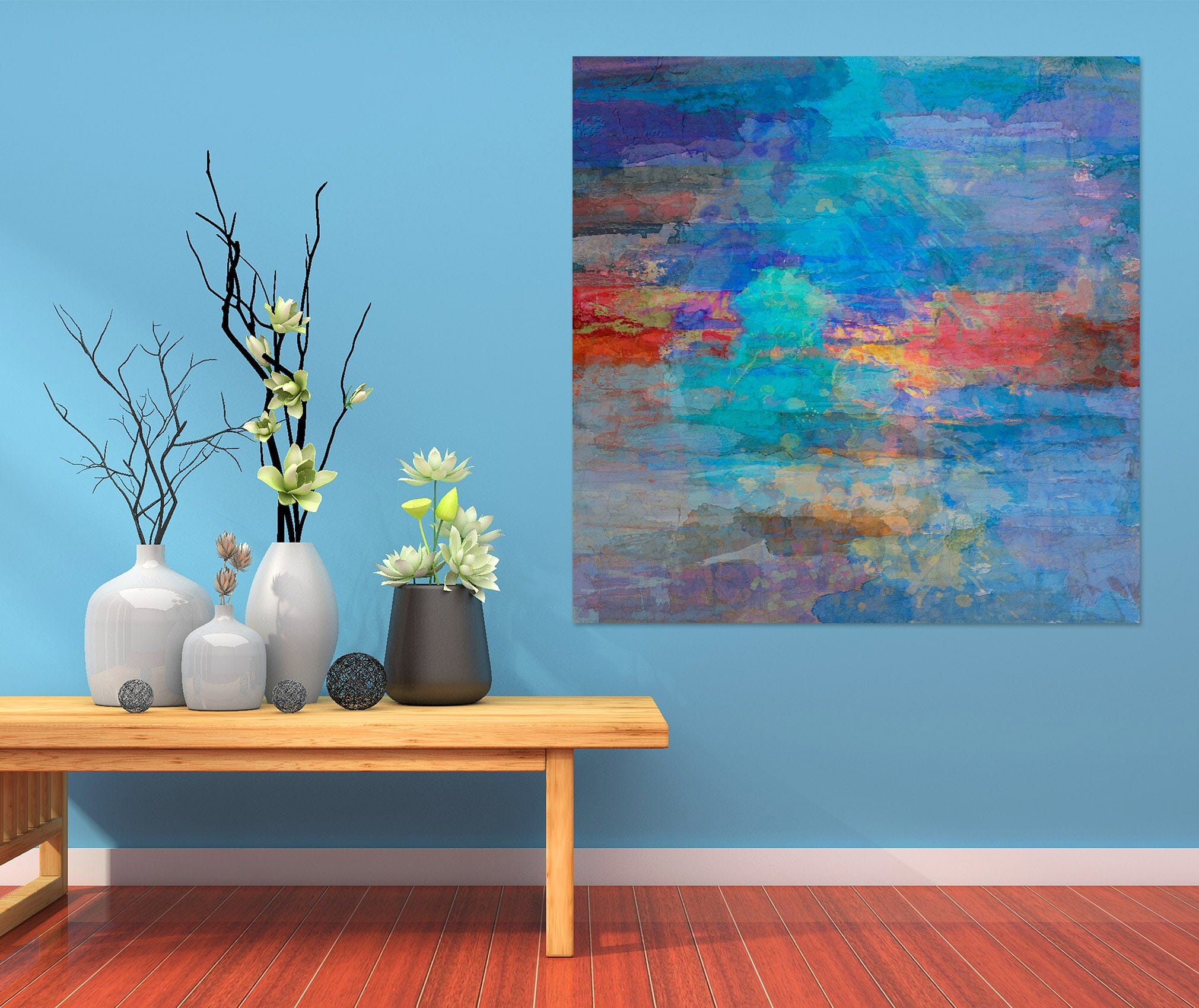 3D Rising Sea 027 Michael Tienhaara Wall Sticker Wallpaper AJ Wallpaper 2