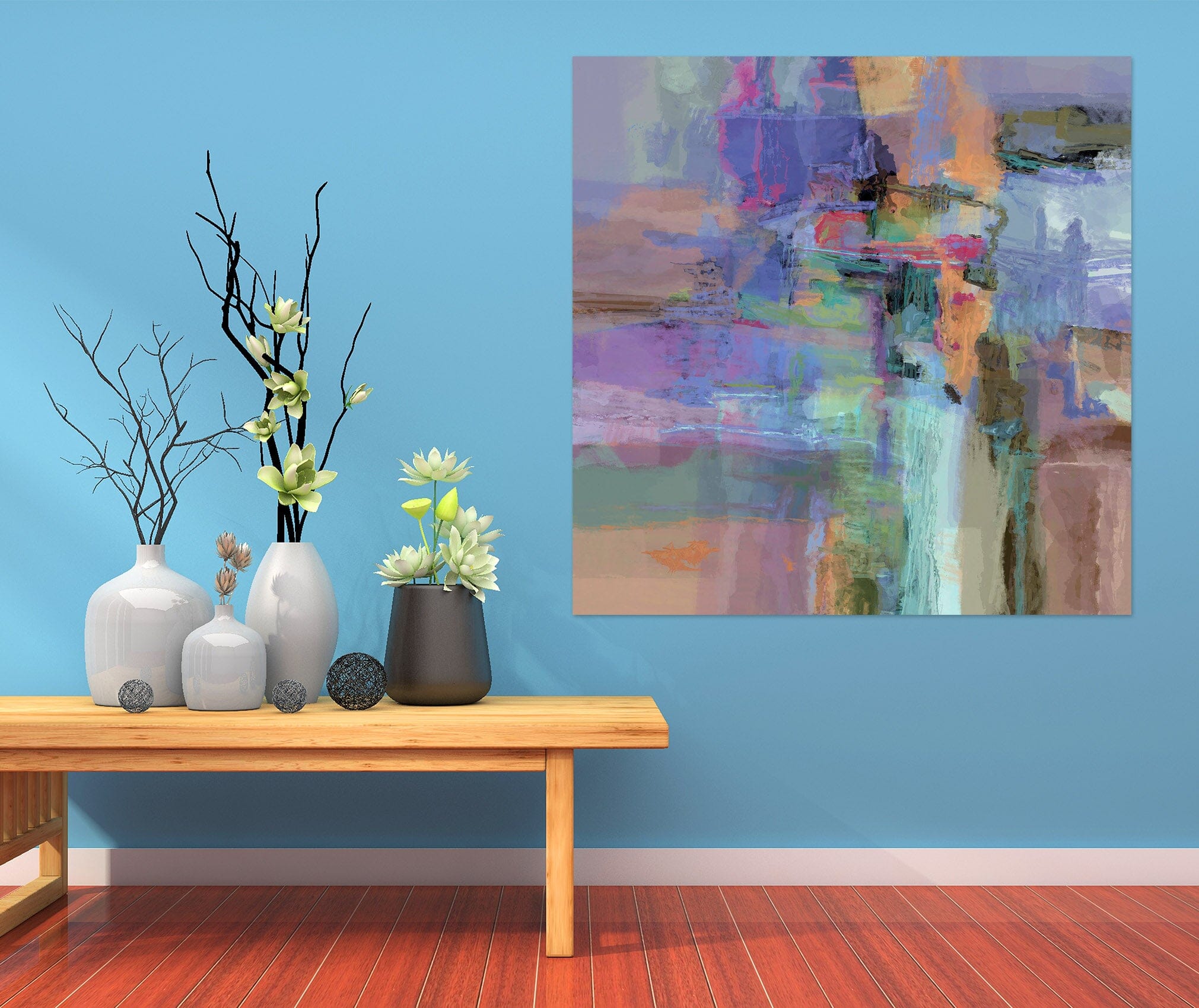 3D Abstract Art 017 Michael Tienhaara Wall Sticker Wallpaper AJ Wallpaper 2