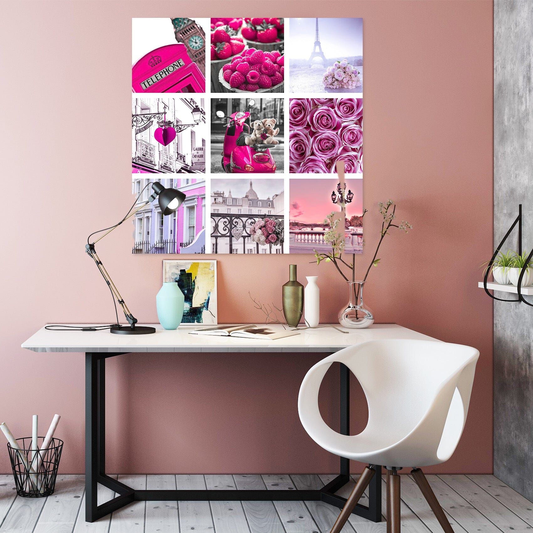 3D Pink Items 043 Assaf Frank Wall Sticker Wallpaper AJ Wallpaper 2