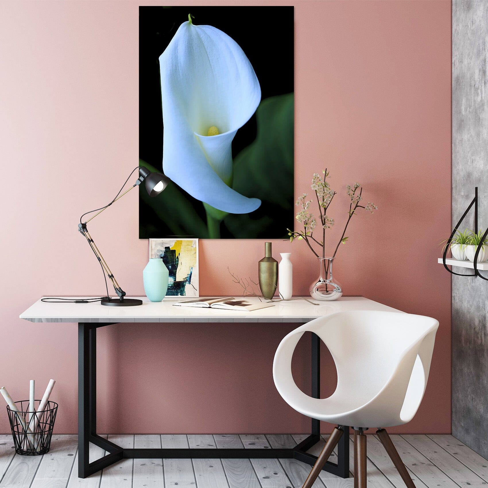 3D Lily Blossoms 044 Kathy Barefield Wall Sticker Wallpaper AJ Wallpaper 2