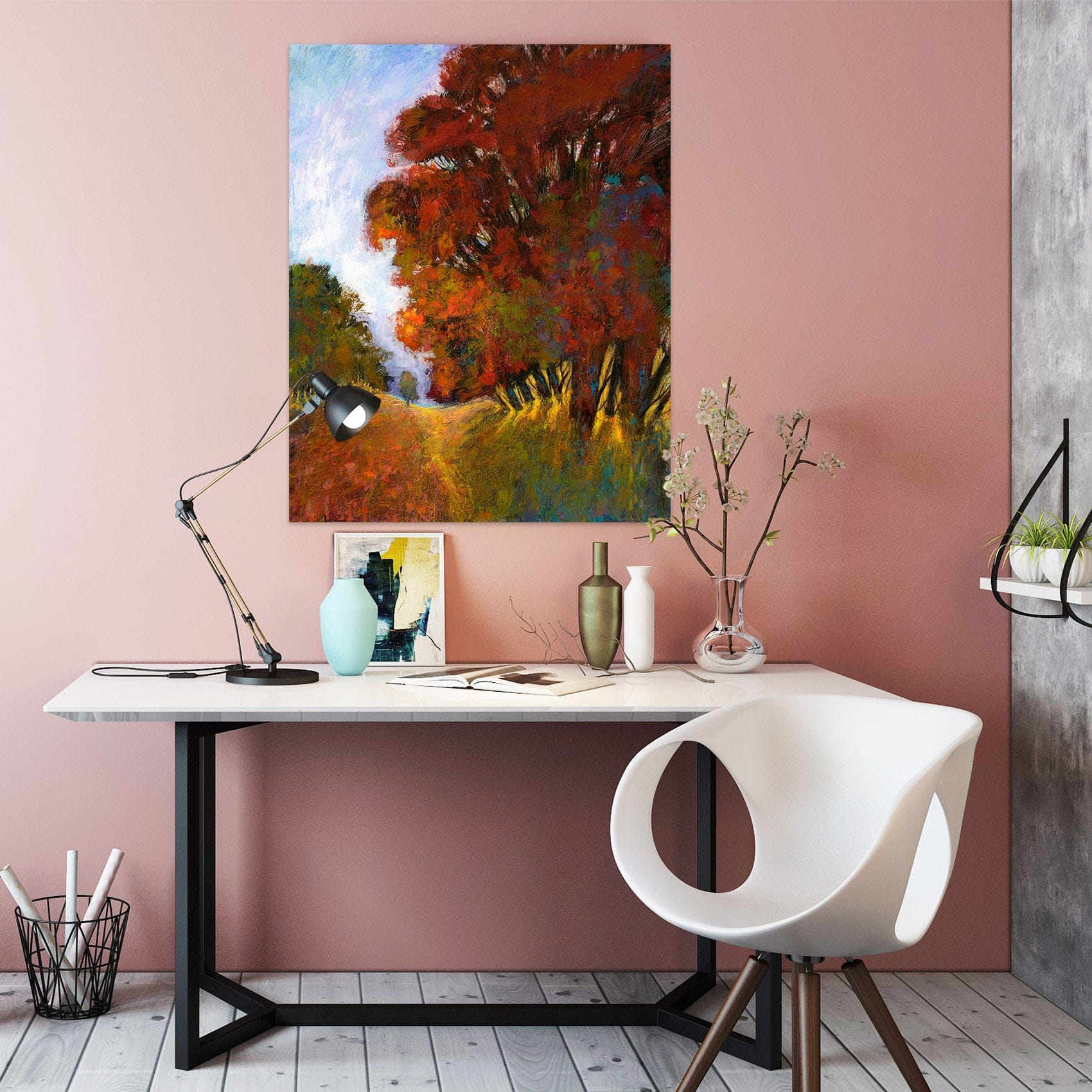 3D Red Maple Leaf 049 Michael Tienhaara Wall Sticker Wallpaper AJ Wallpaper 2
