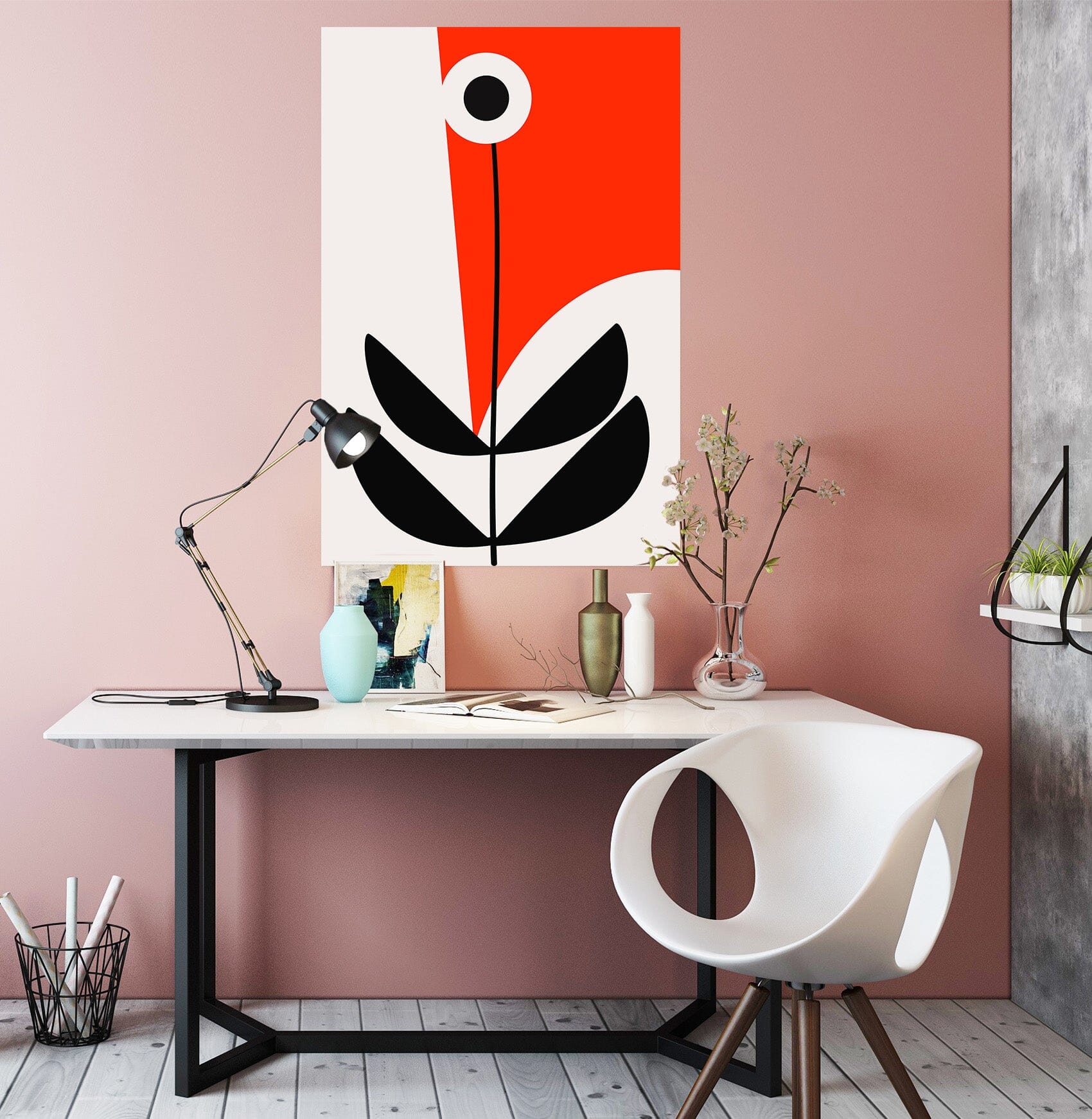 3D Leaves Pattern 144 Boris Draschoff Wall Sticker Wallpaper AJ Wallpaper 2