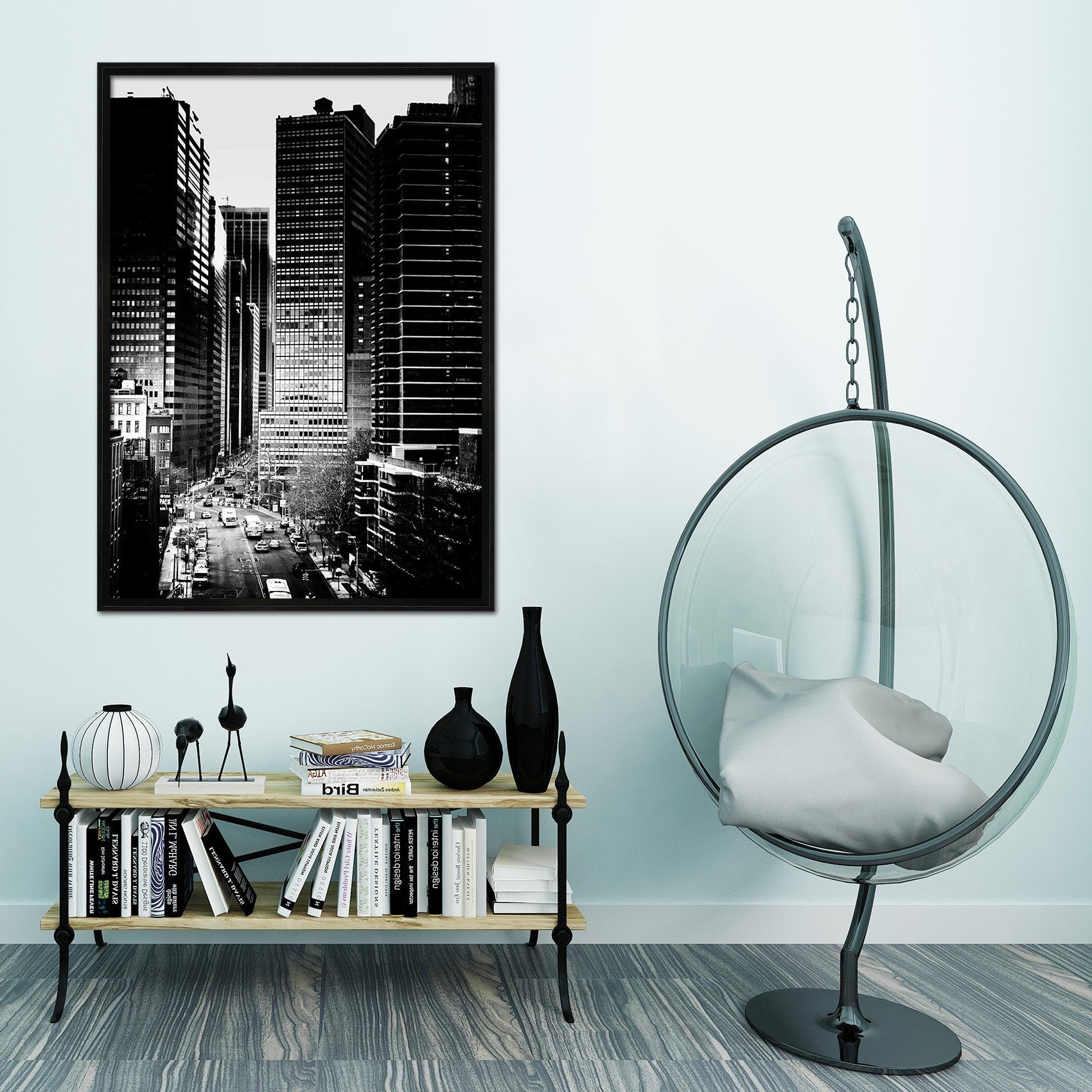 3D Beautiful Building 063 Fake Framed Print Painting Wallpaper AJ Creativity Home
