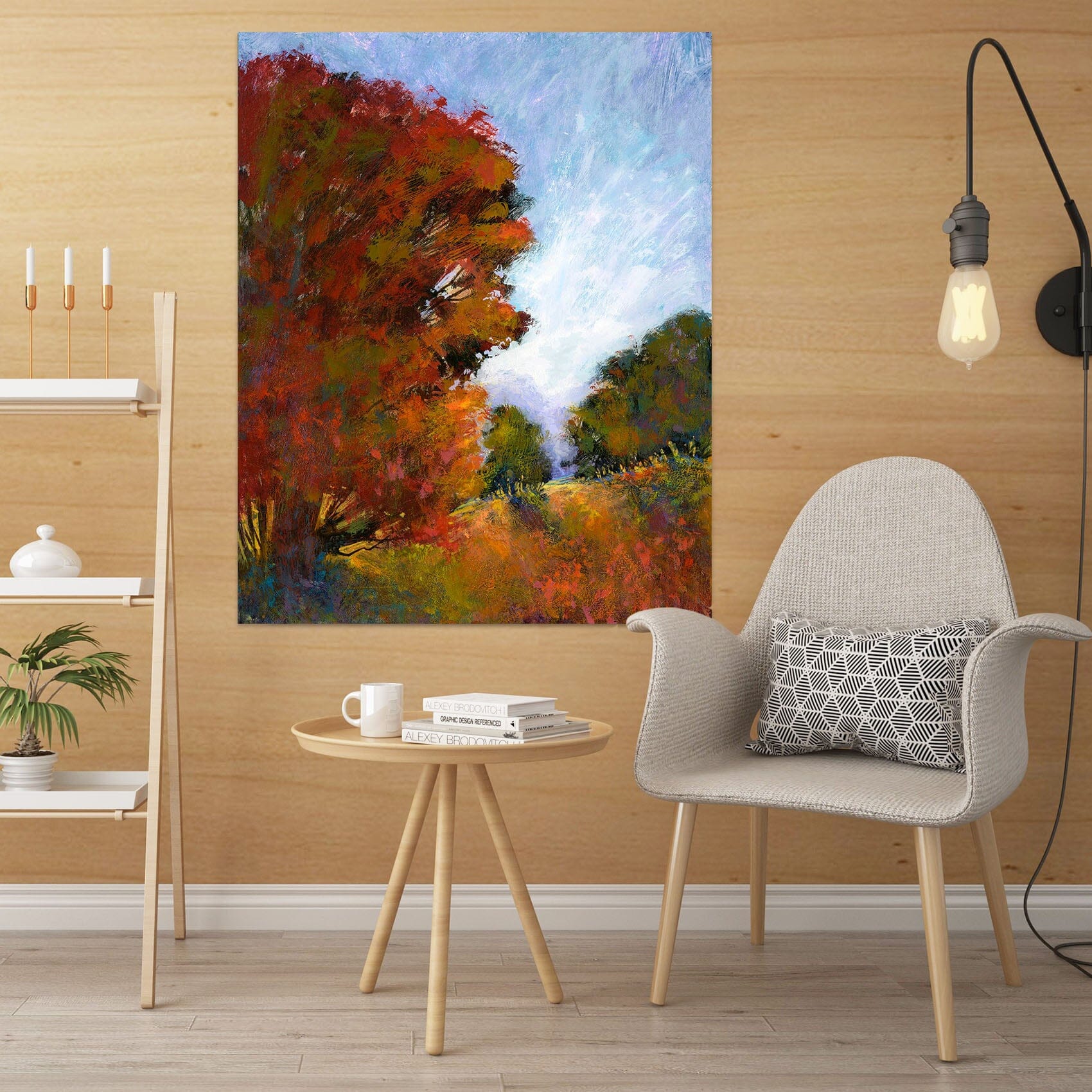 3D Autumn Tree 002 Michael Tienhaara Wall Sticker Wallpaper AJ Wallpaper 2
