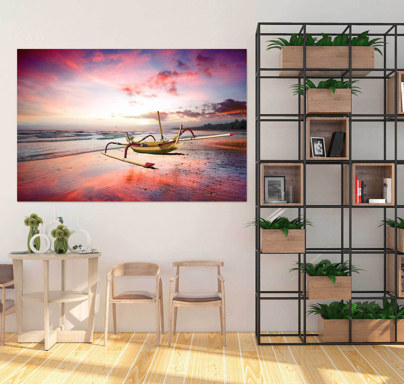 3D Airplane Sunset 132 Marco Carmassi Wall Sticker Wallpaper AJ Wallpaper 2