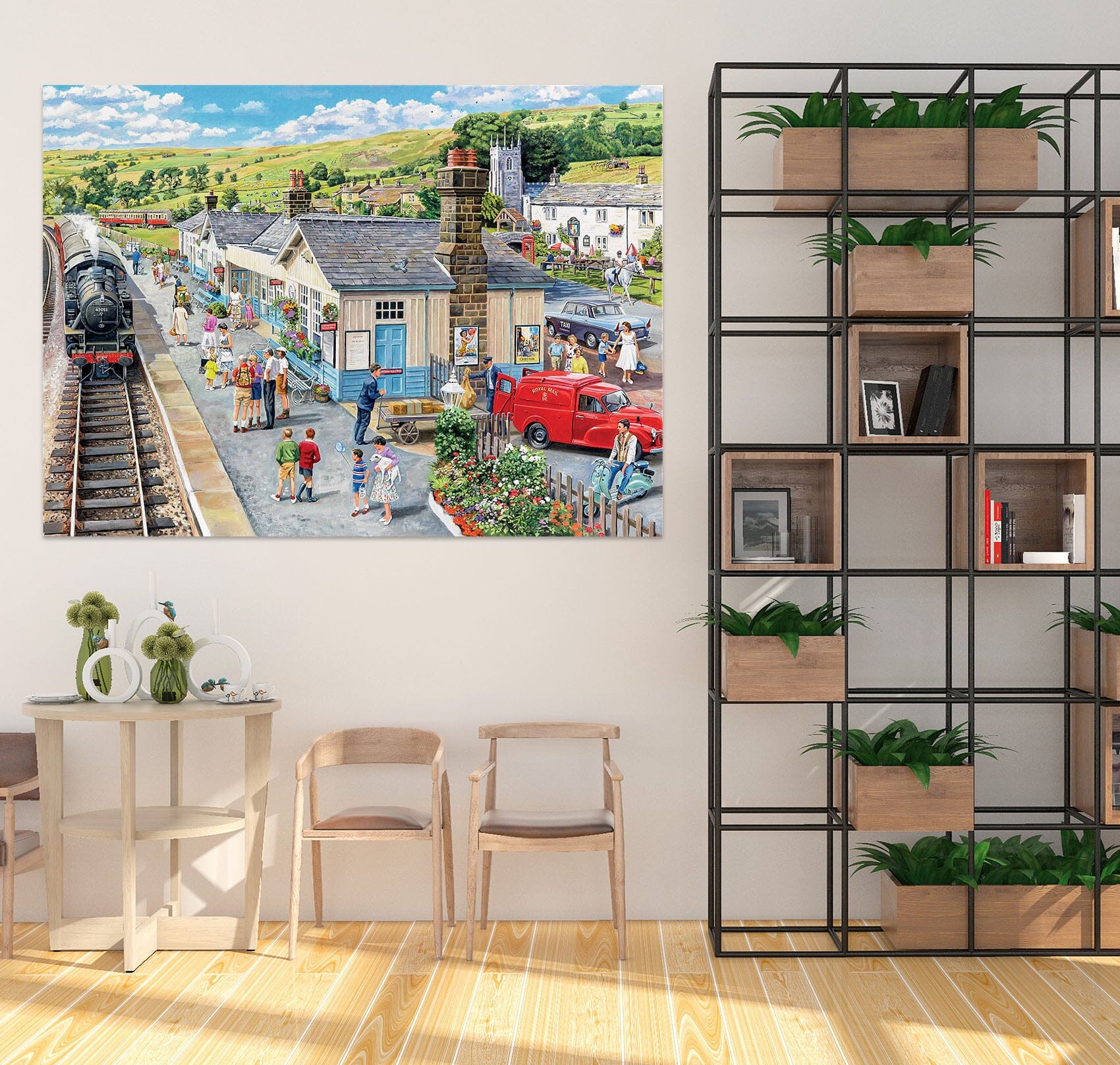 3D The Village Station 085 Trevor Mitchell Wall Sticker Wallpaper AJ Wallpaper 2