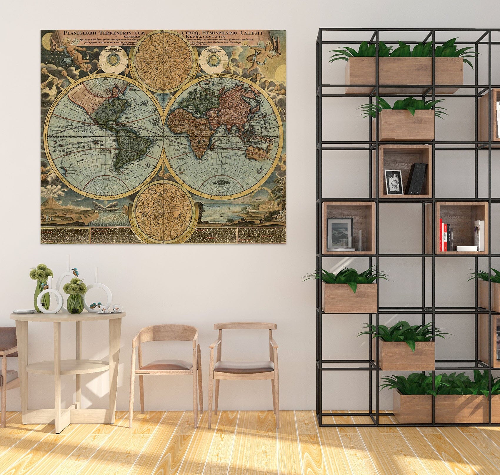 3D Big World 120 World Map Wall Sticker Wallpaper AJ Wallpaper 2
