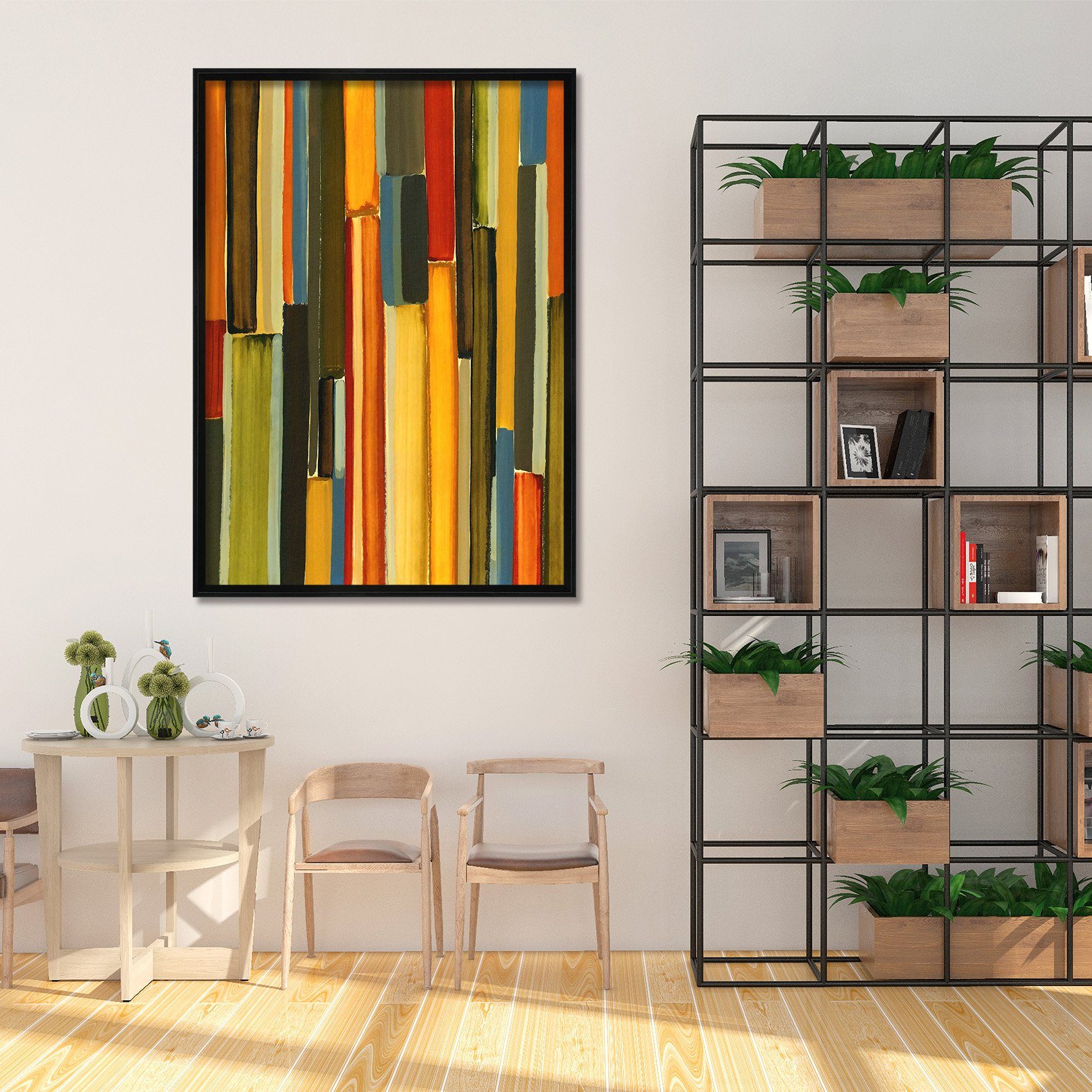 3D Colorful Painting 117 Fake Framed Print Painting Wallpaper AJ Creativity Home