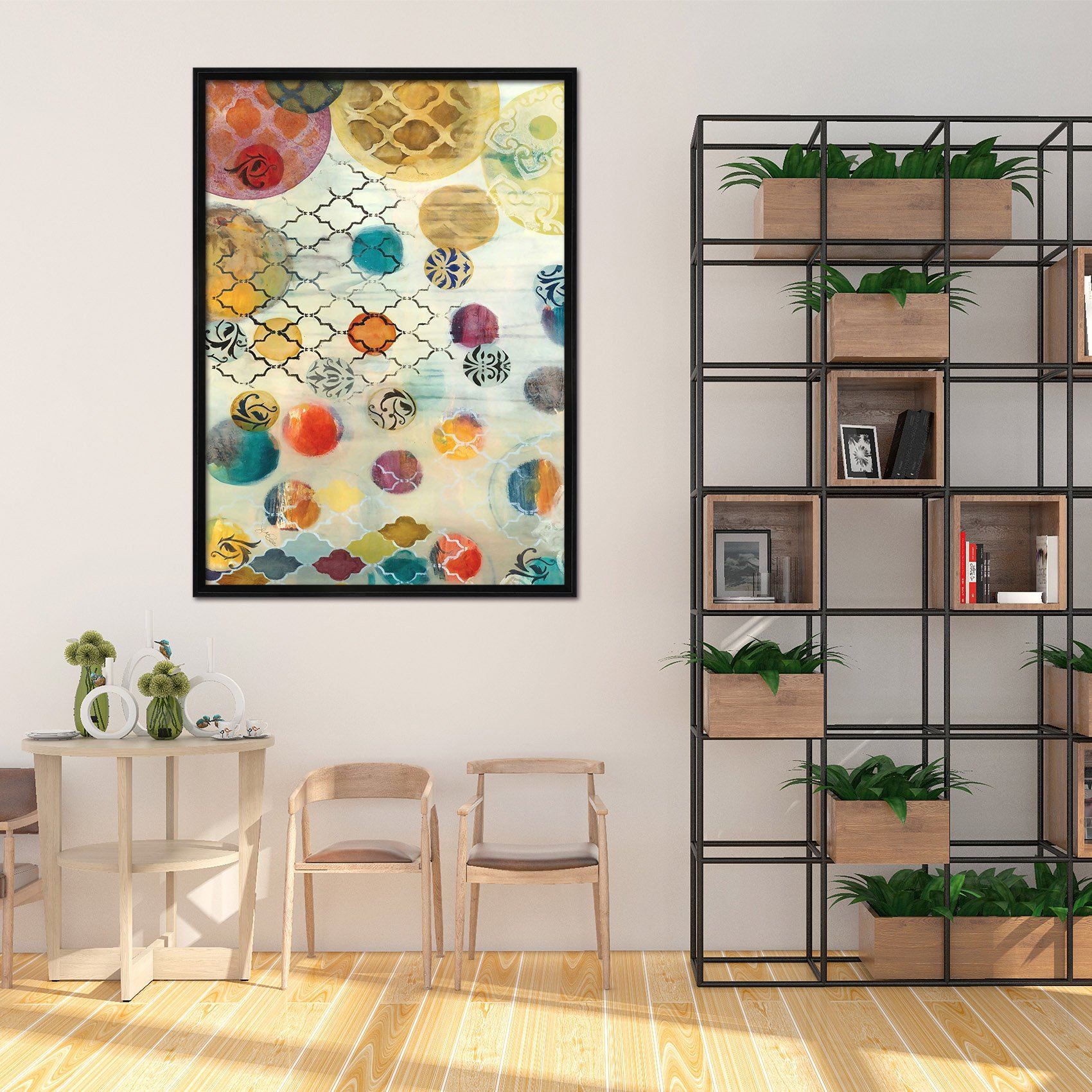 3D Colorful Balls 115 Fake Framed Print Painting Wallpaper AJ Creativity Home