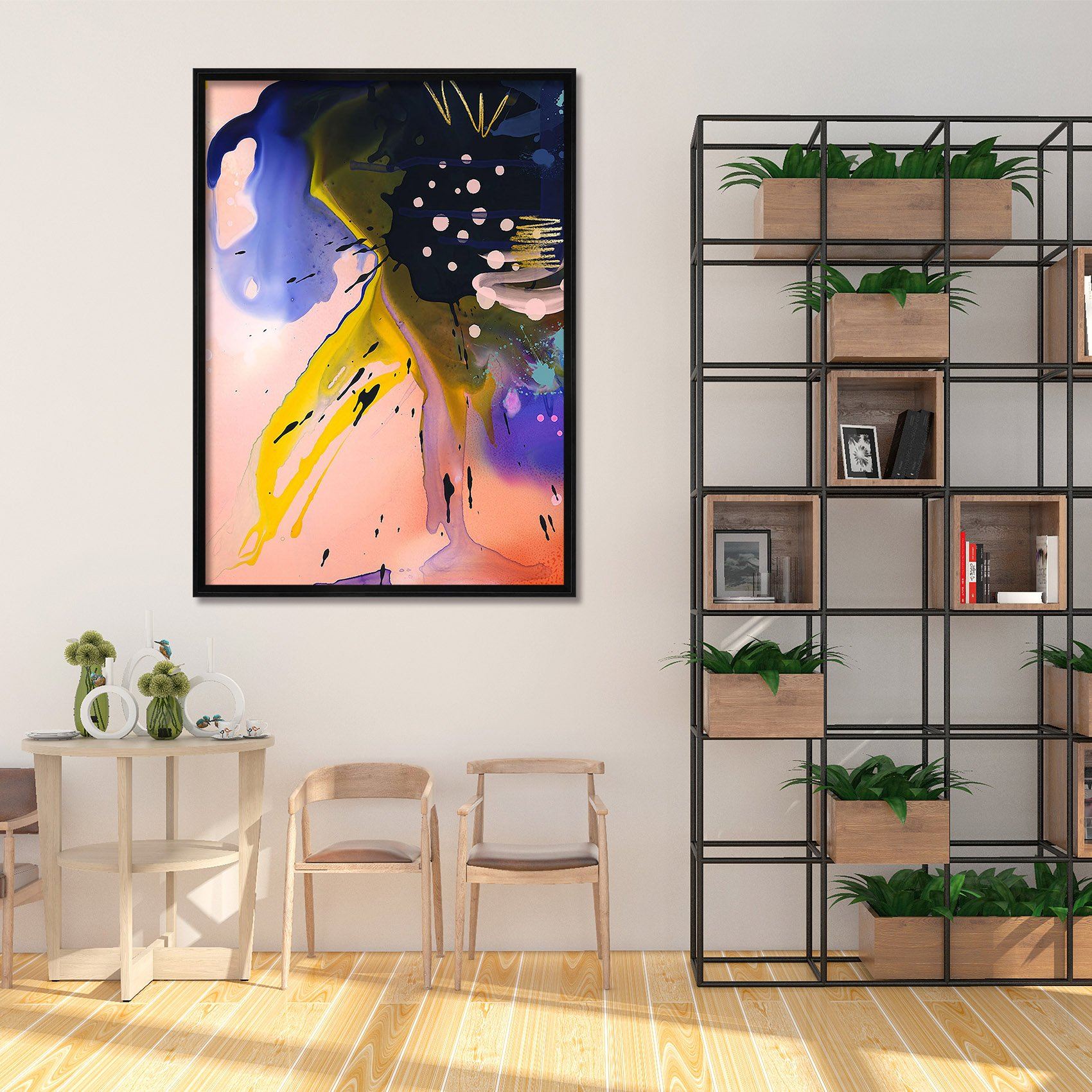 3D Ink Painting 079 Fake Framed Print Painting Wallpaper AJ Creativity Home