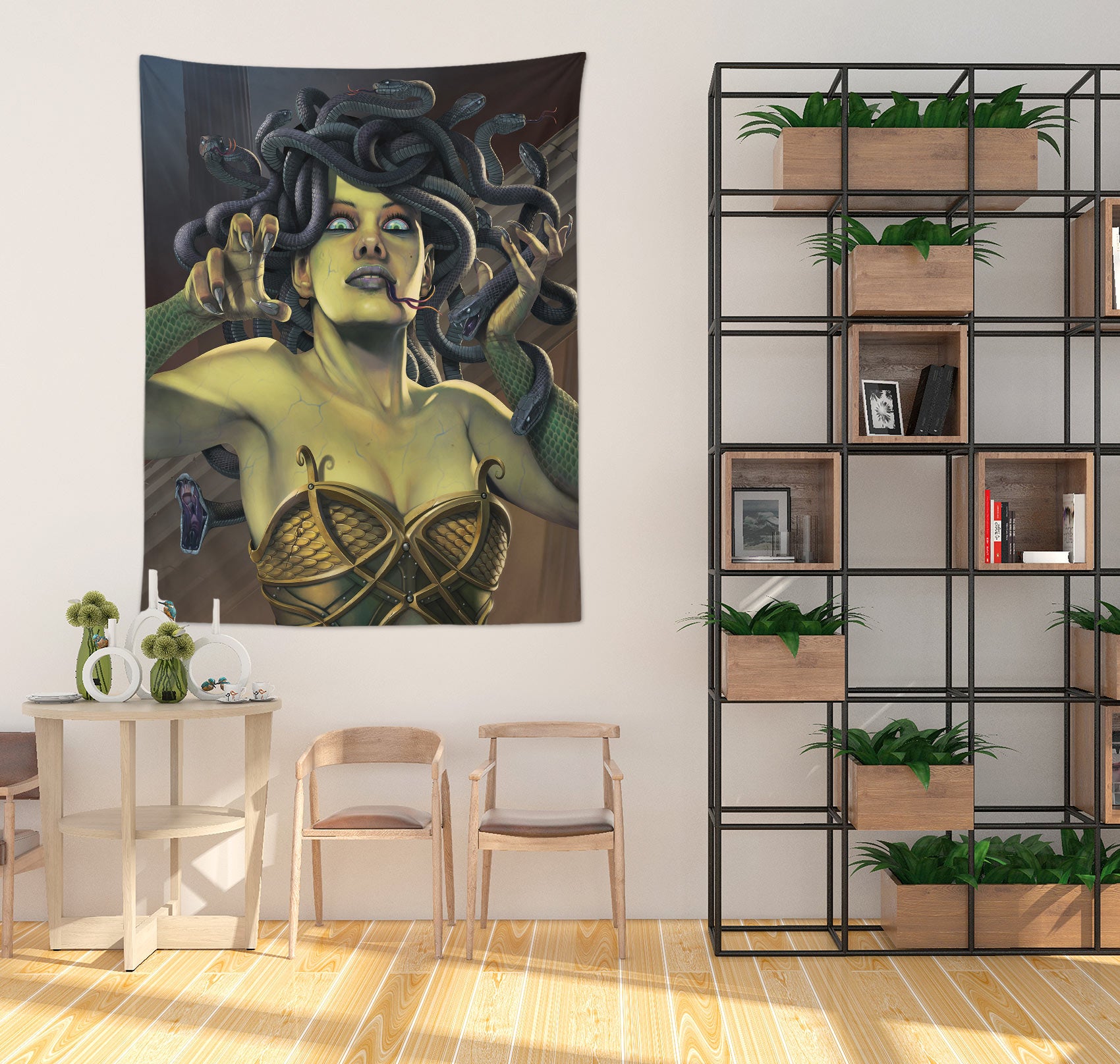 3D Medusa 11717 Vincent Tapestry Hanging Cloth Hang