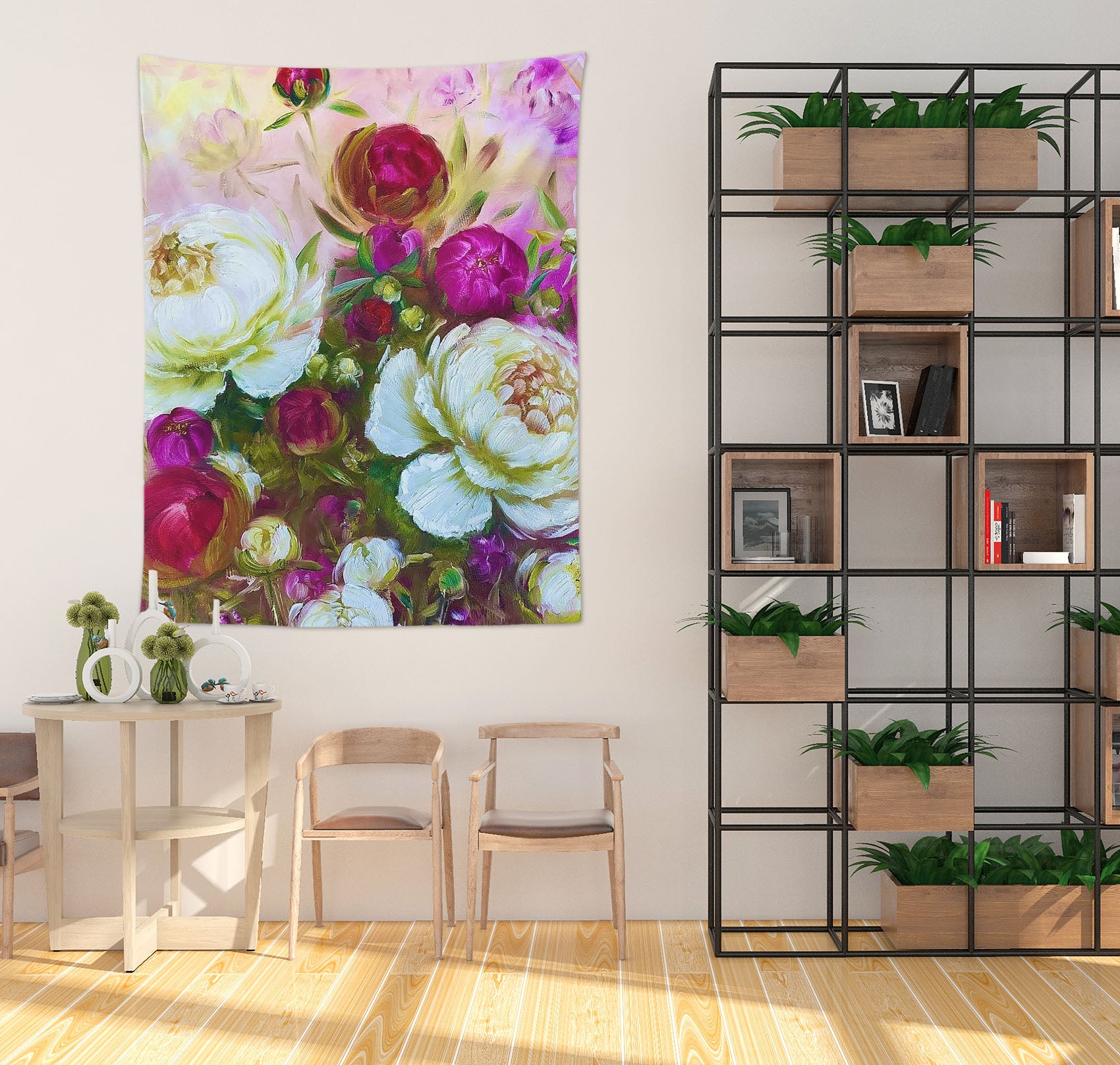 3D Purple Flower 3719 Skromova Marina Tapestry Hanging Cloth Hang