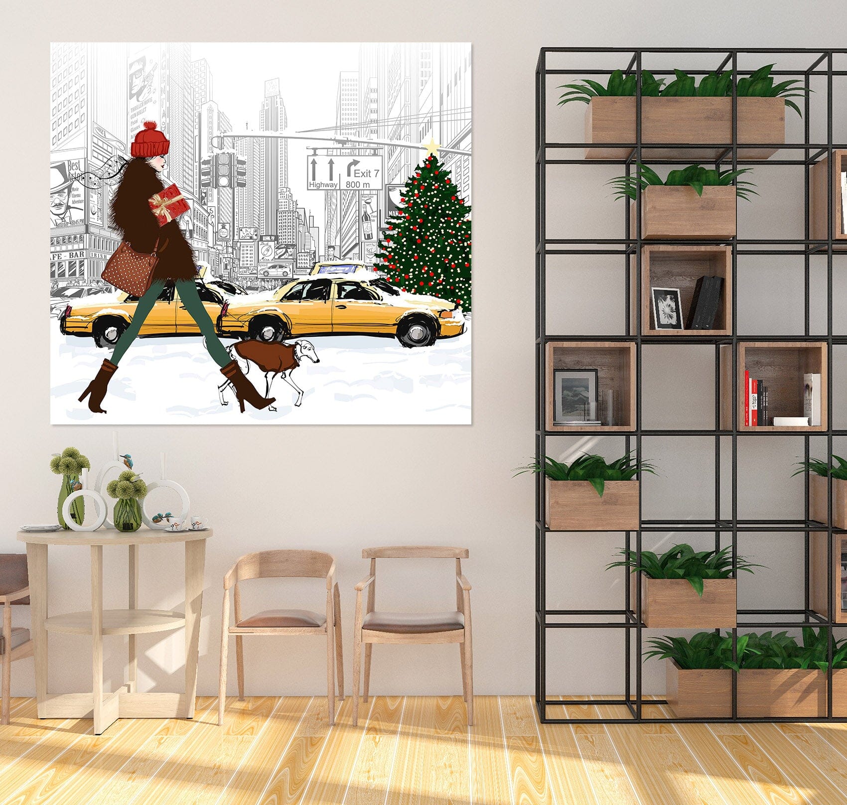 3D Pet Puppy Woman 1039 Wall Sticker Wallpaper AJ Wallpaper 2