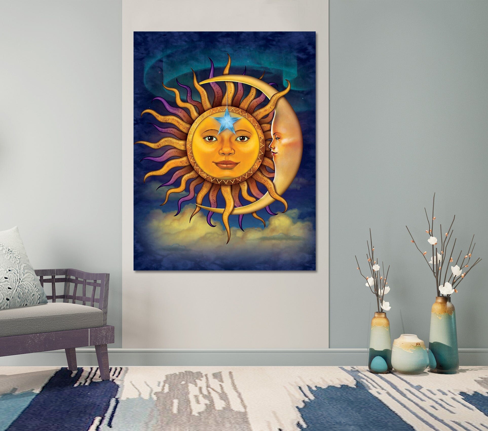 3D Sun God 002 Vincent Hie Wall Sticker Wallpaper AJ Wallpaper 2