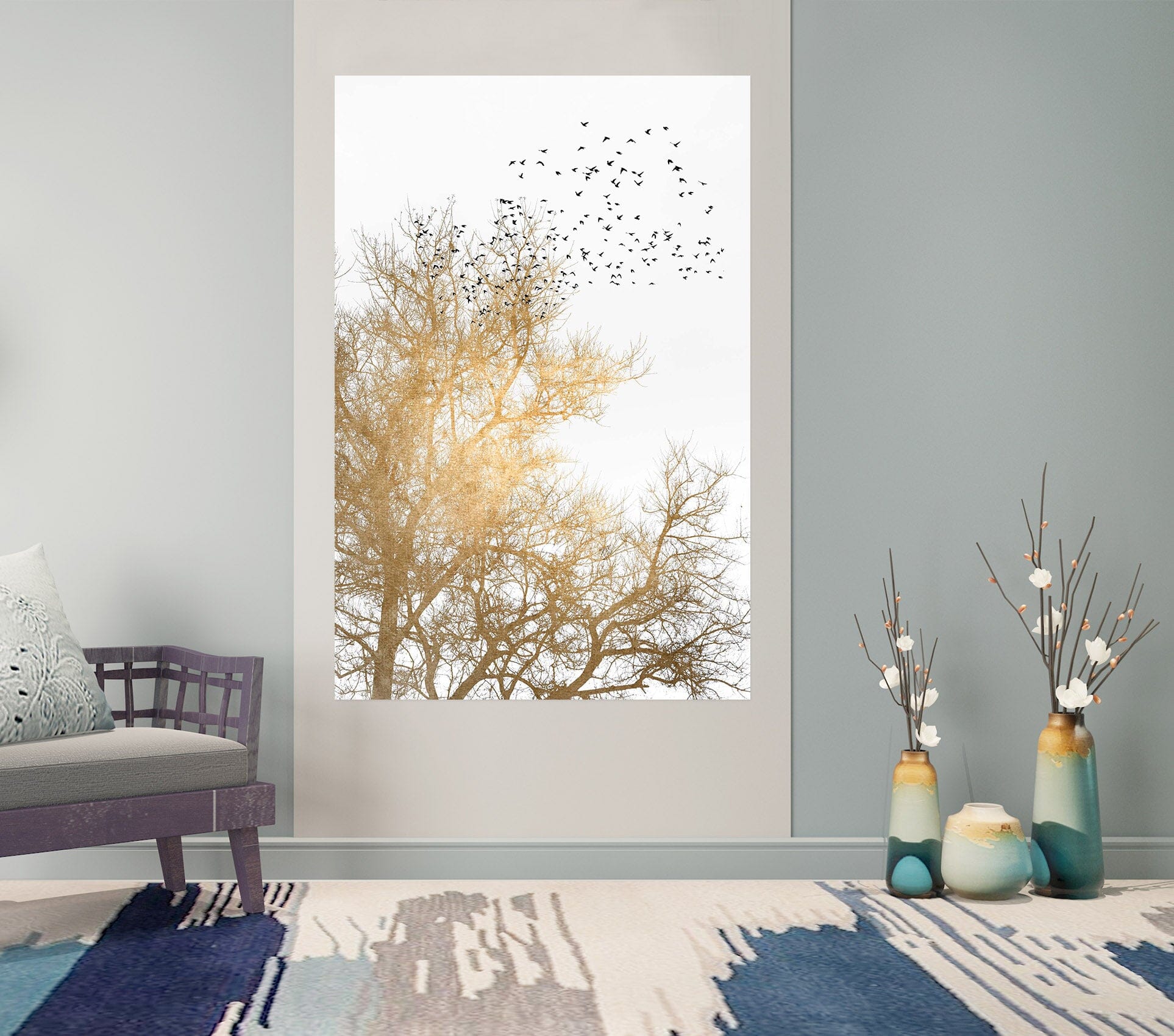 3D Sunny Forest 150 Boris Draschoff Wall Sticker Wallpaper AJ Wallpaper 2