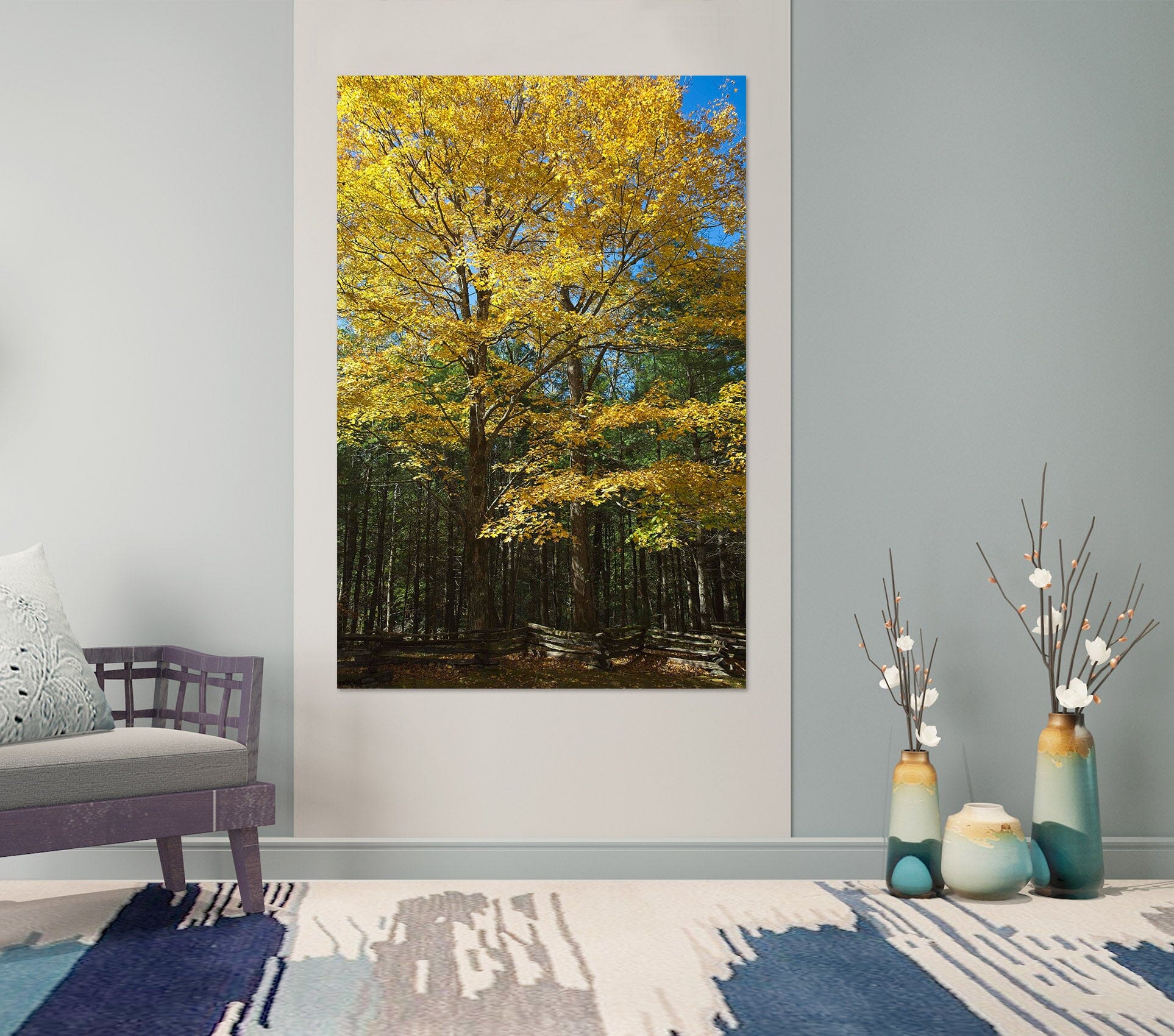 3D Sunny Forest 041 Kathy Barefield Wall Sticker Wallpaper AJ Wallpaper 2