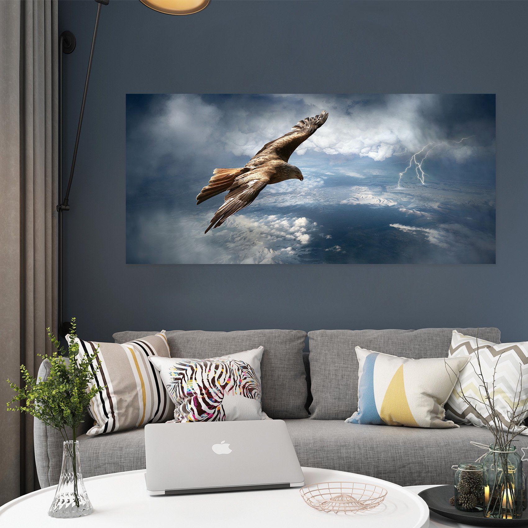 3D Lightning Bird 10 Animal Wall Stickers Wallpaper AJ Wallpaper 2