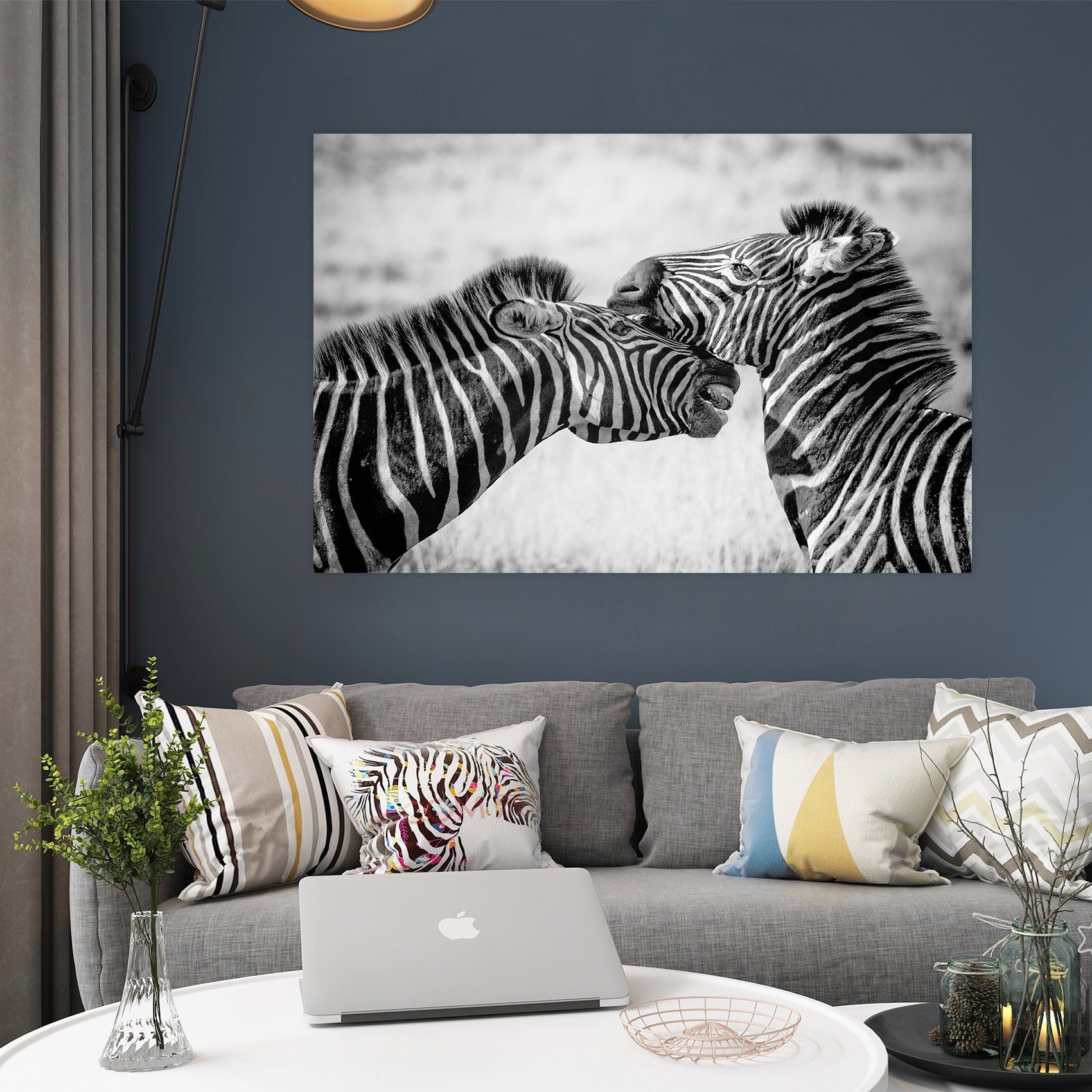3D Zebra Stripes 134 Animal Wall Stickers Wallpaper AJ Wallpaper 2