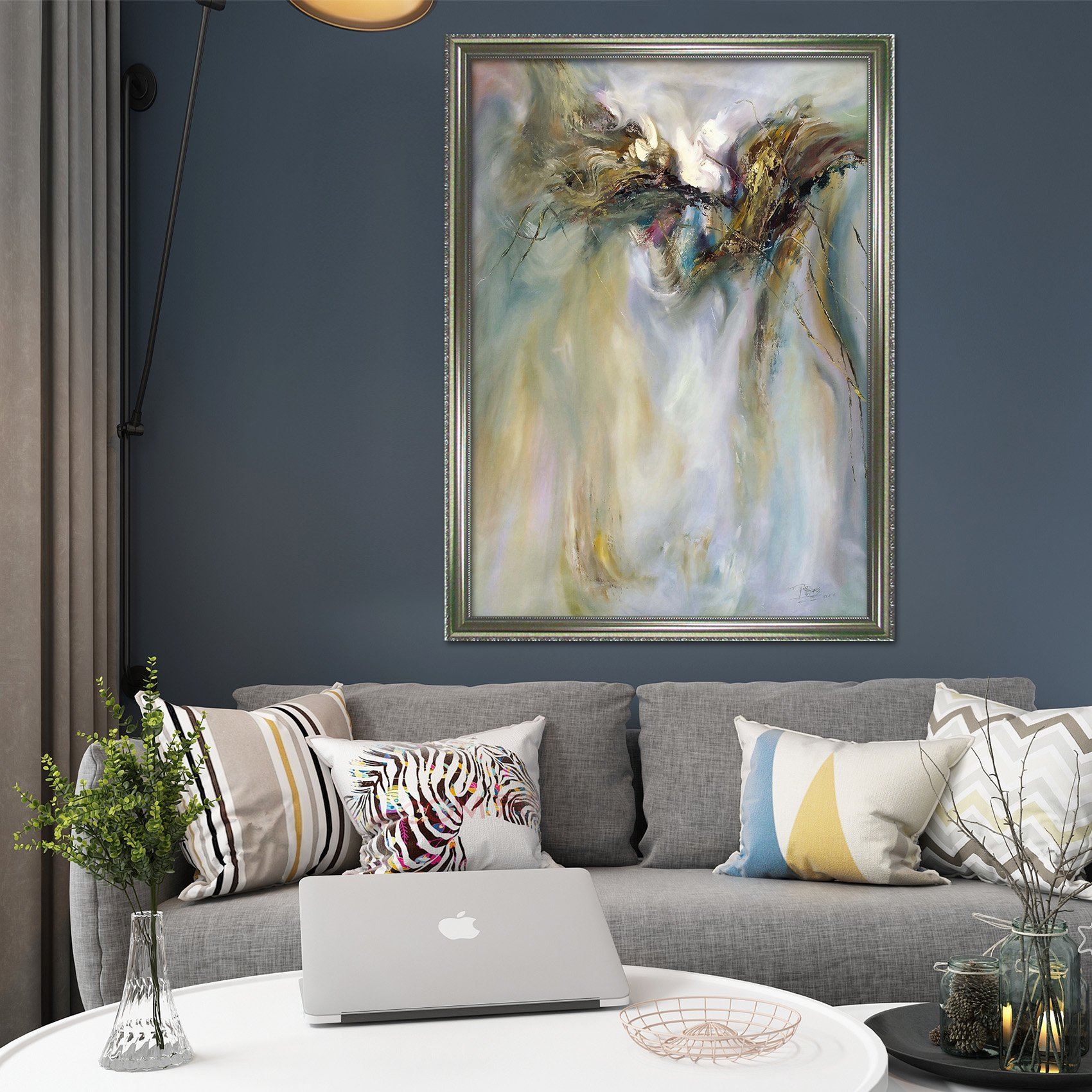 3D Bright Color 106 Fake Framed Print Painting Wallpaper AJ Creativity Home