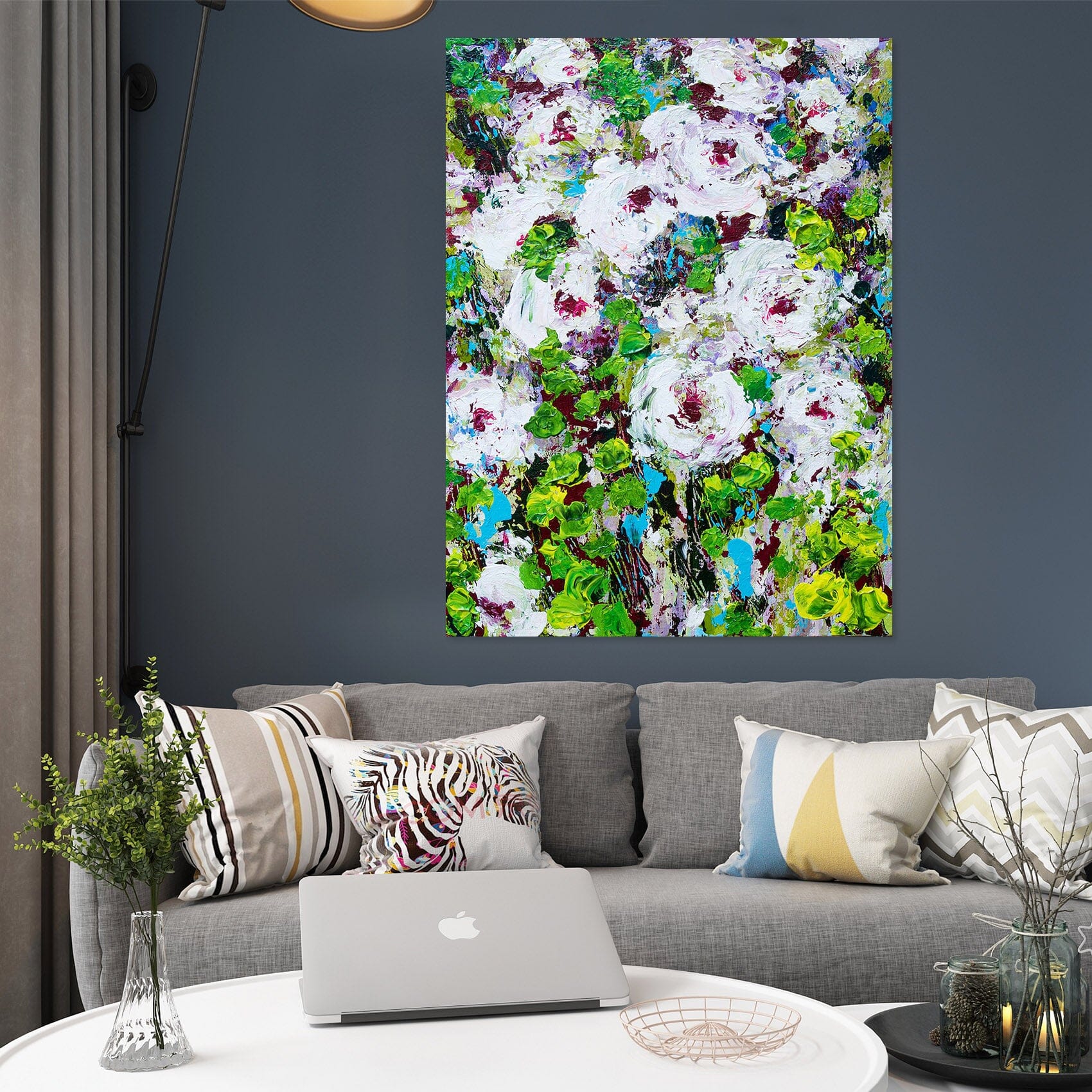 3D White Garden 286 Allan P. Friedlander Wall Sticker Wallpaper AJ Wallpaper 2