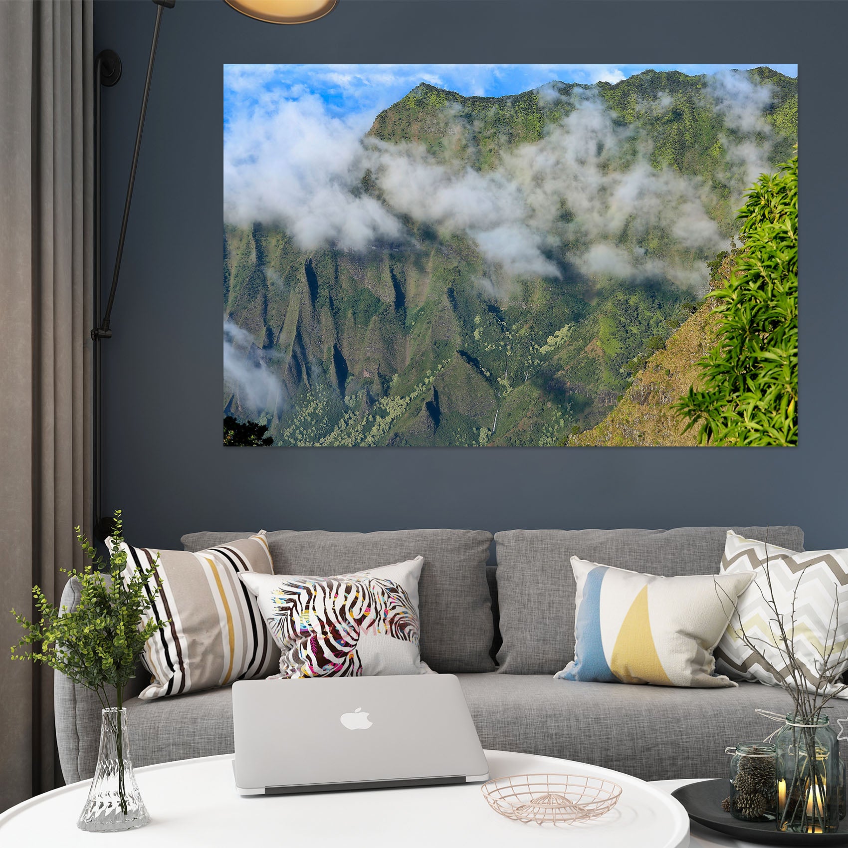 3D Mountain Rock 111102 Kathy Barefield Wall Sticker