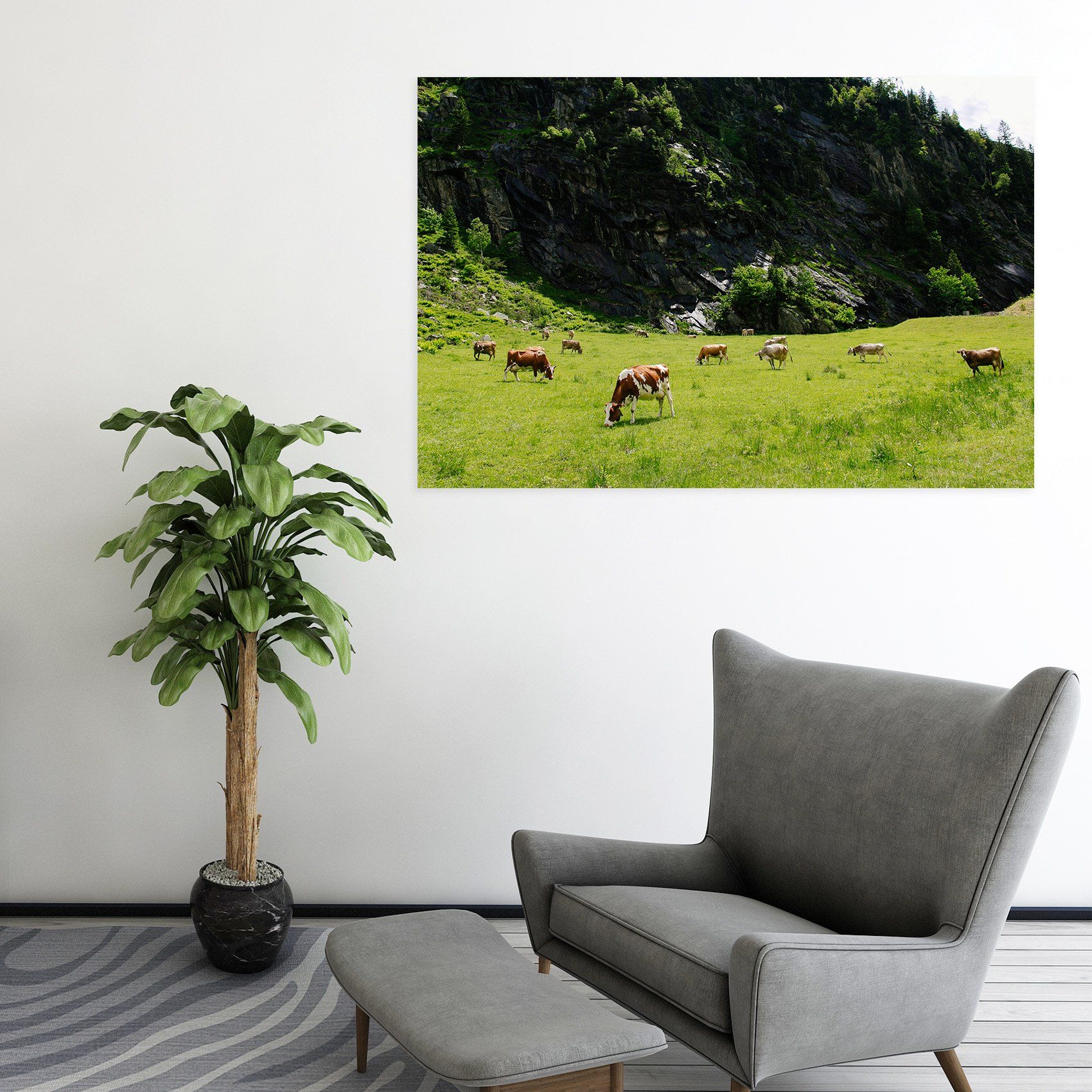 3D Horse Grassland 02 Animal Wall Stickers Wallpaper AJ Wallpaper 2