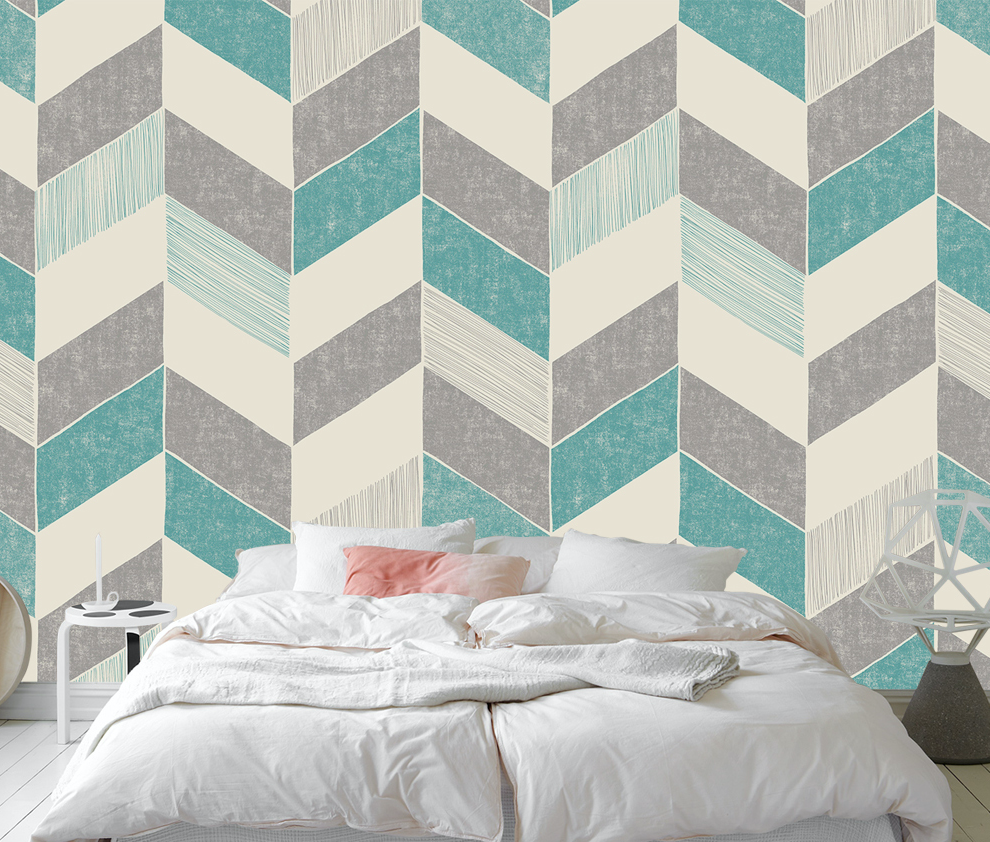 3D Wave Brick WG298 Wall Murals