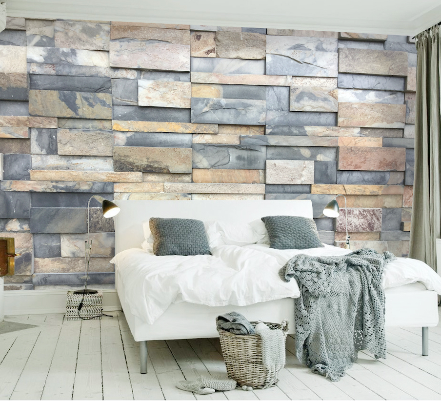 3D Stone Brick WG244 Wall Murals