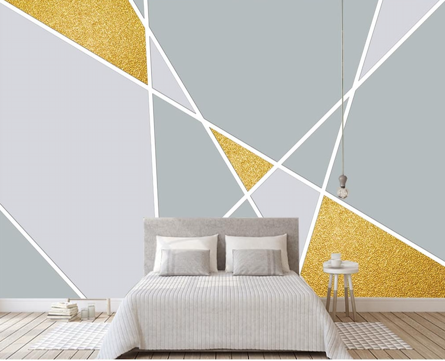 3D Golden Triangle WG182 Wall Murals