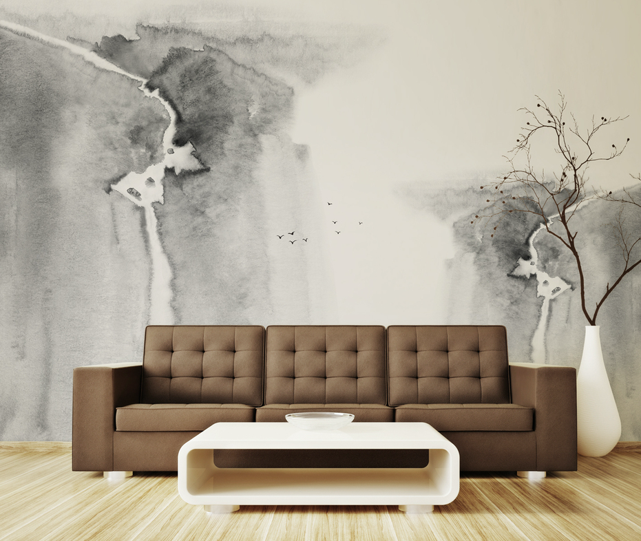3D Abstract Mountain WG148 Wall Murals