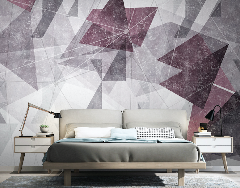 3D Red Graphics Shape WG064 Wall Murals