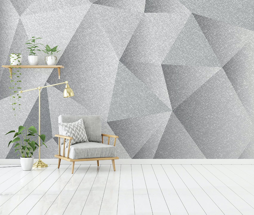 3D Gray Bump WG093 Wall Murals