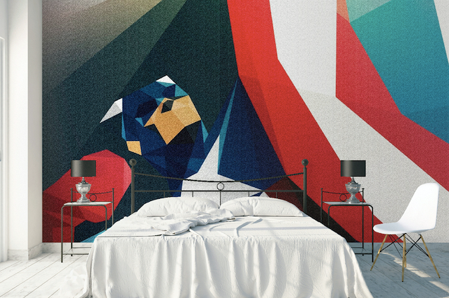 3D Color Pattern WG242 Wall Murals