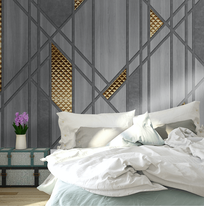 3D Grey Modern WG028 Wall Murals Wallpaper AJ Wallpaper 2