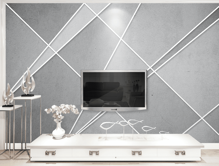 3D Gray Pattern WG087 Wall Murals Wallpaper AJ Wallpaper 2
