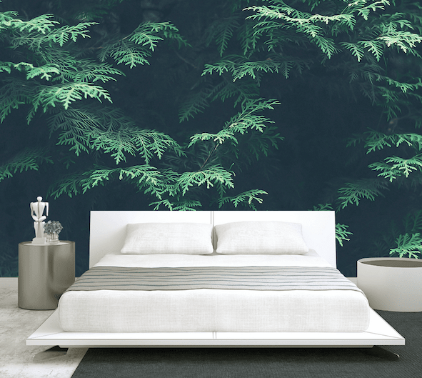 3D Jungle Leaves WG171 Wall Murals Wallpaper AJ Wallpaper 2