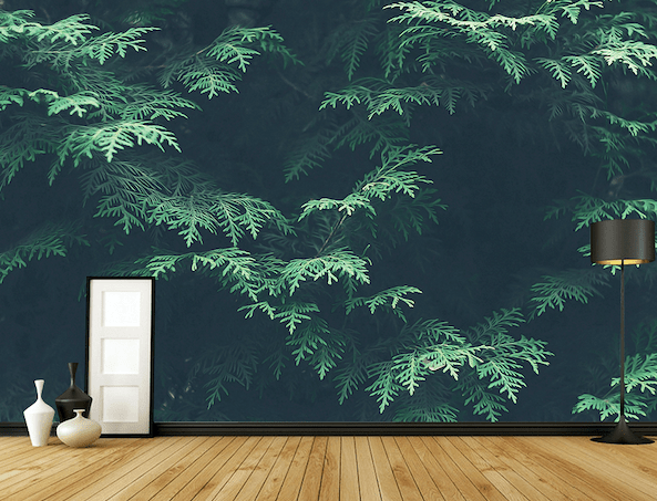 3D Jungle Leaves WG171 Wall Murals Wallpaper AJ Wallpaper 2
