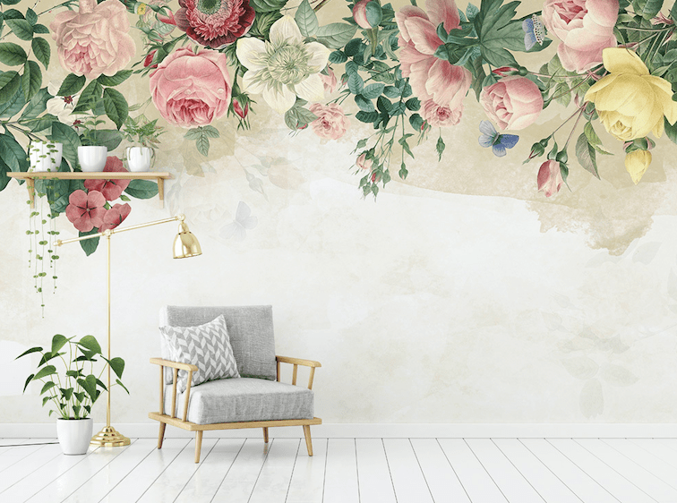 3D Color Rose WG011 Wall Murals Wallpaper AJ Wallpaper 2