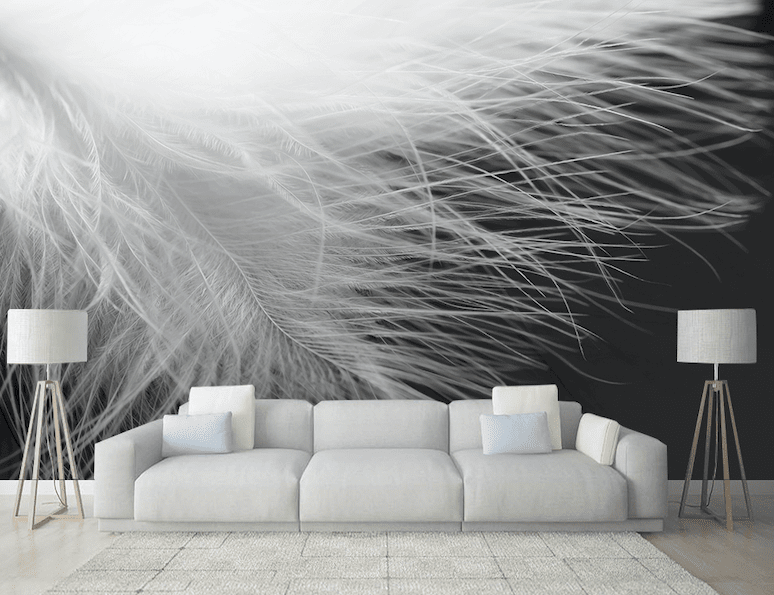 3D Soft Feather WG286 Wall Murals Wallpaper AJ Wallpaper 2