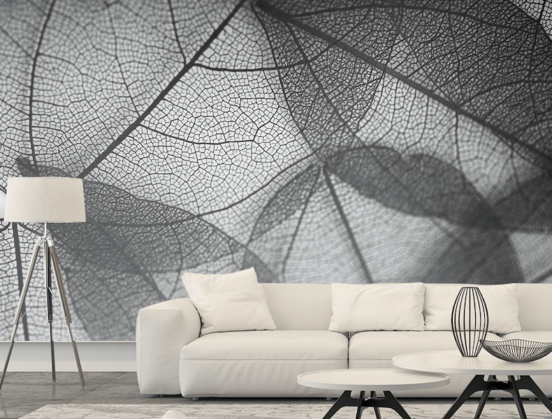3D Transparent Leaves WG315 Wall Murals Wallpaper AJ Wallpaper 2