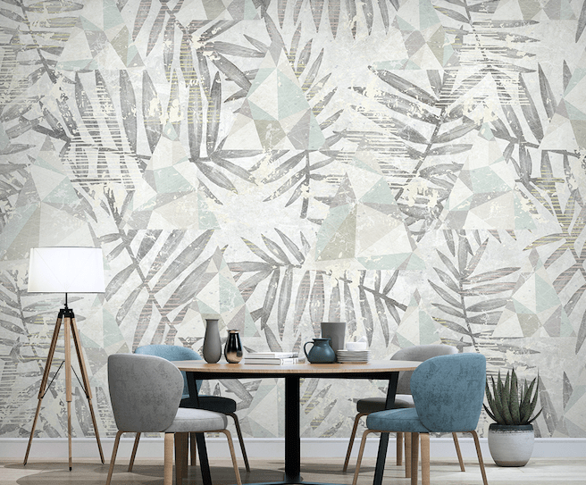 3D Leaf Pattern WG032 Wall Murals Wallpaper AJ Wallpaper 2