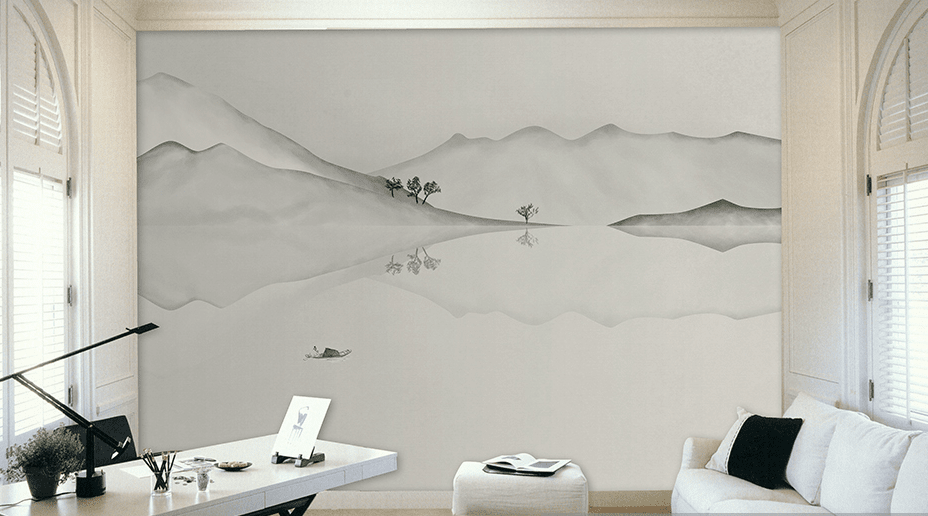 3D Sketch Valley WG185 Wall Murals Wallpaper AJ Wallpaper 2