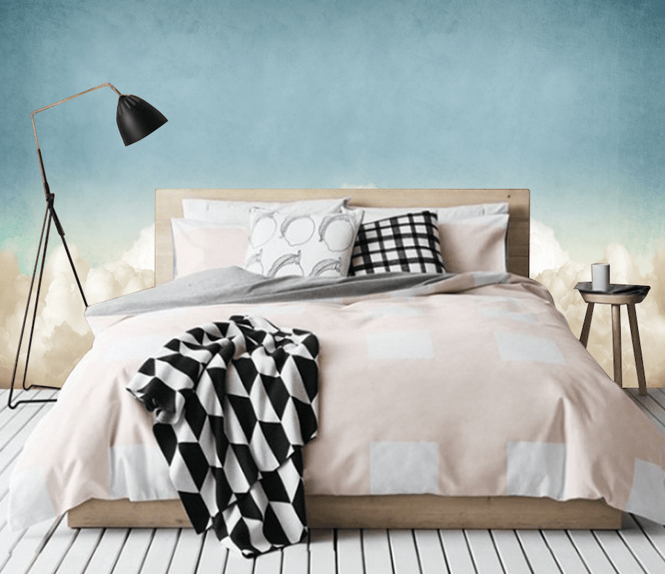 3D White Clouds WG014 Wall Murals Wallpaper AJ Wallpaper 2