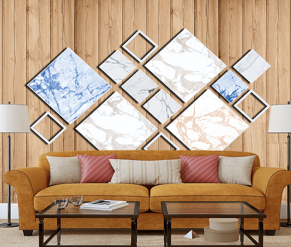 3D Modern Square WG051 Wall Murals Wallpaper AJ Wallpaper 2