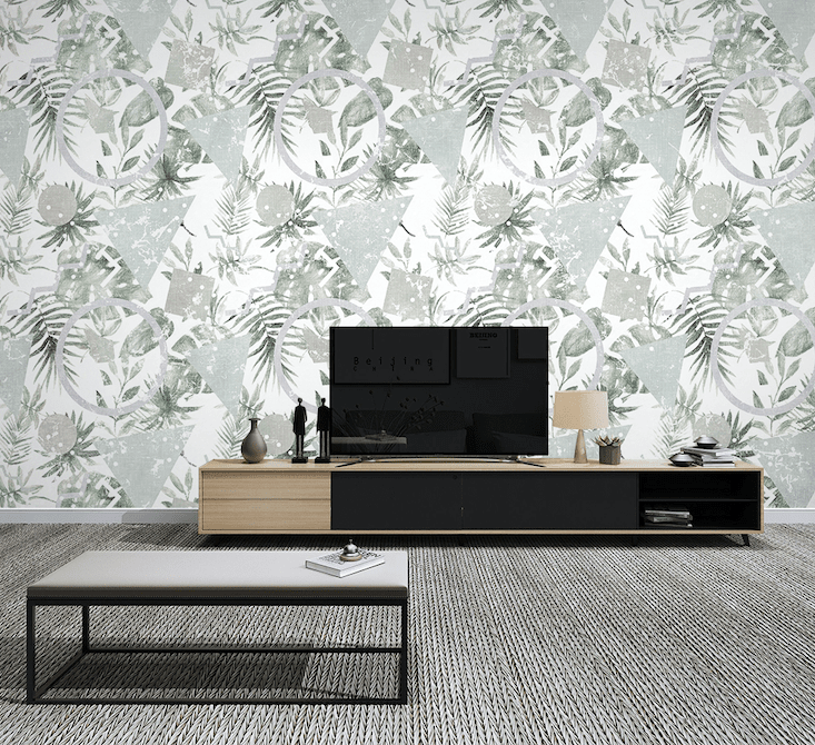 3D Green Leaves WG049 Wall Murals Wallpaper AJ Wallpaper 2