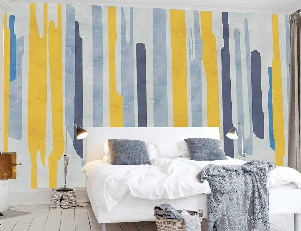 3D Color Stripes WG118 Wall Murals Wallpaper AJ Wallpaper 2