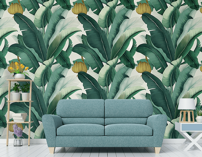 3D Green Plant WG152 Wall Murals Wallpaper AJ Wallpaper 2