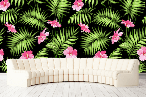 3D Pink Flowers WG167 Wall Murals Wallpaper AJ Wallpaper 2