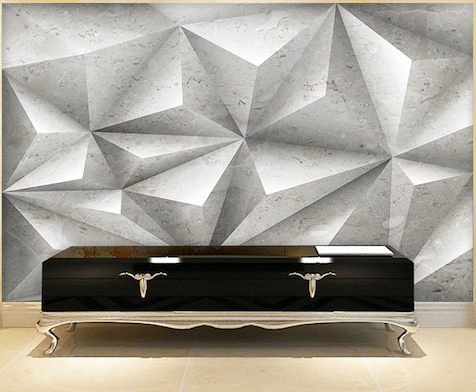 3D Simple Triangle WG186 Wall Murals Wallpaper AJ Wallpaper 2